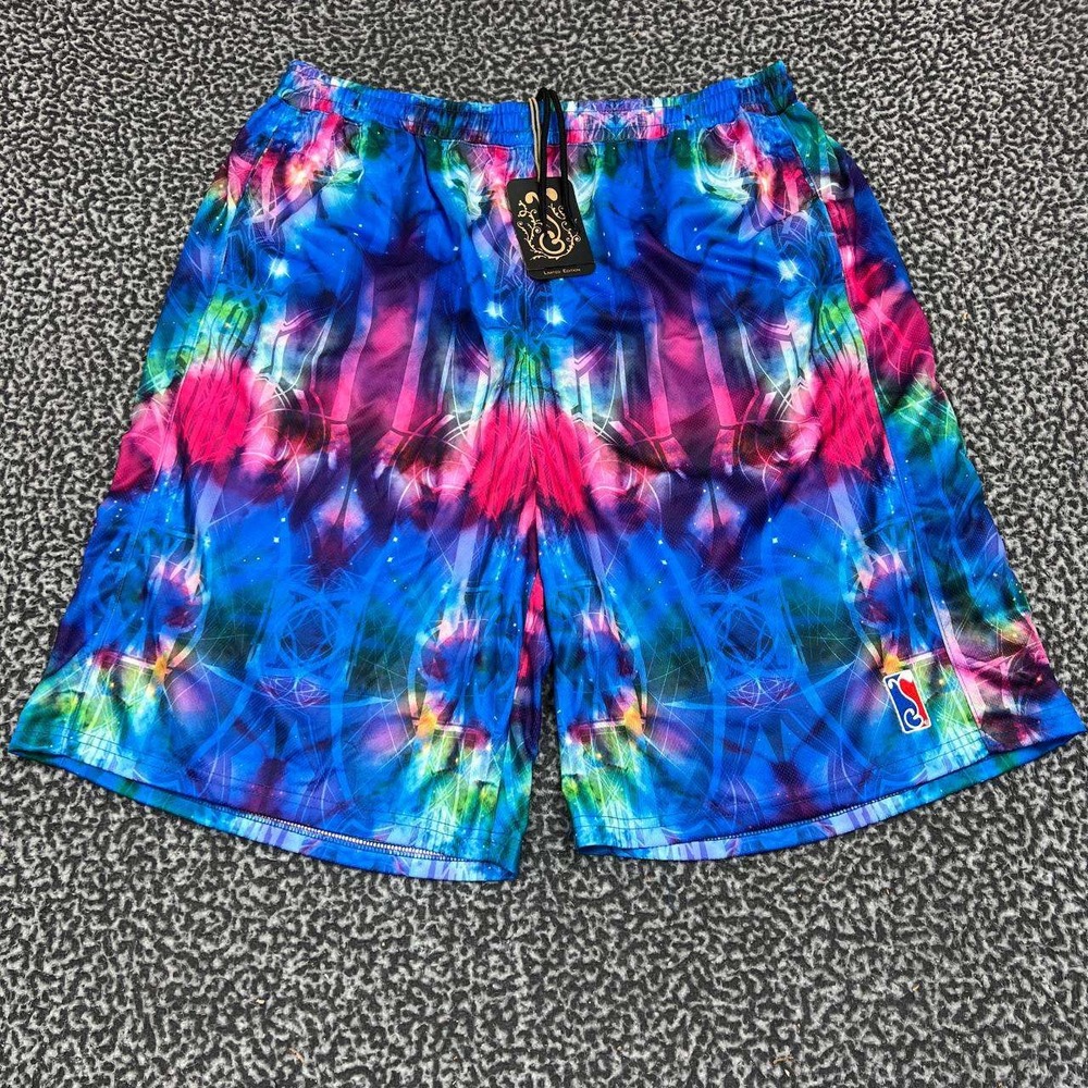 Grassroots California Athletic Shorts‎ Men XL 33 Blue Drawstring Outdoor New